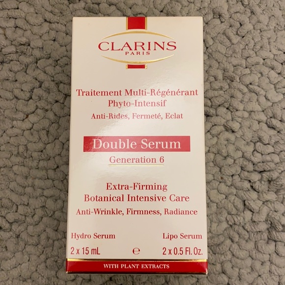 CLARINS DOUBLE SERUM GENERATION 6 Extra-firming botanical...
